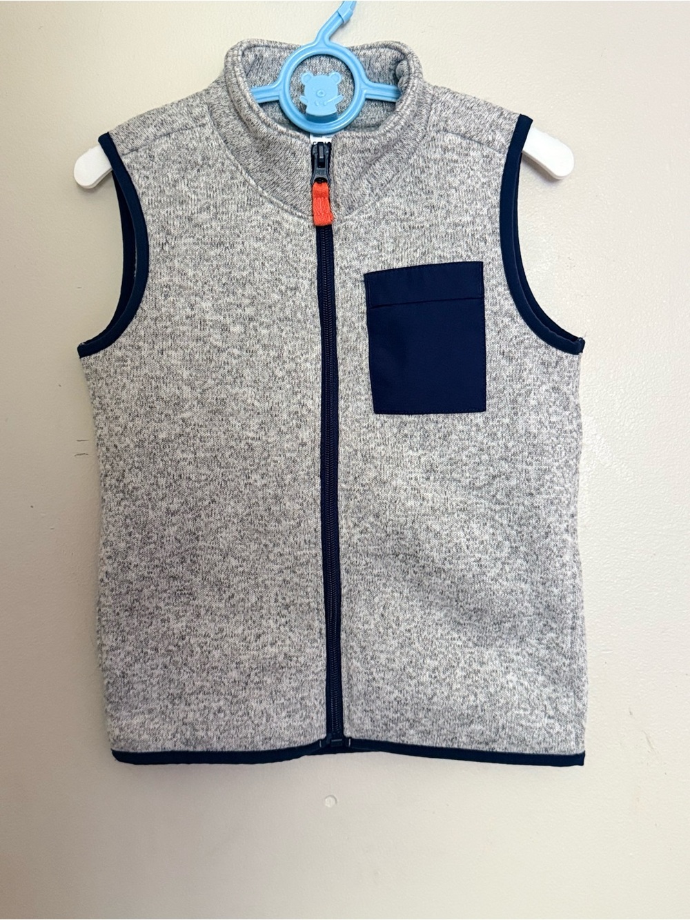 Zip Knit Pocket Vest